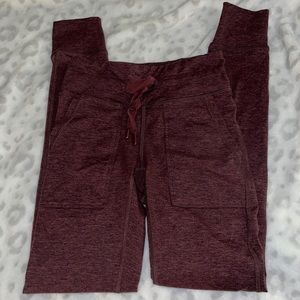 Aerie maroon jogger